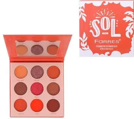 FARRES /HB210-13/ Тени д/век 9 цветов "Sol". 12