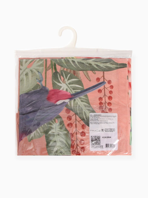 Салфетки сервировочные на стол «Этель» Tropical animals, 40×40 см, набор 4 шт., 100% хлопок
