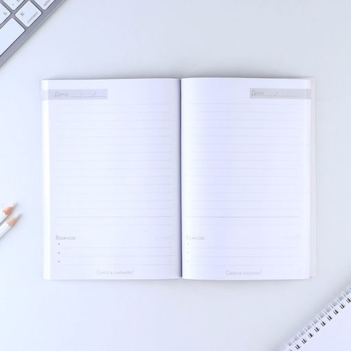 Подарочный набор, ежедневник, ручки 2 шт. шариковые, 1 мм, синяя, красная паста «Учителю»