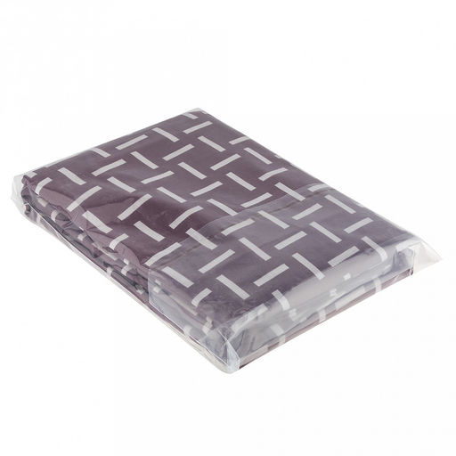 Постельное белье, комплект 1,5 спальный "Вахта" коричневый, 3 предмета: пододеяльник 145х215см, простыня 150х215см, 1 наволочка 50х70см с клапаном-запахом, бязь "Комфорт" 121г/м2, хлопок 100%, упаковка "эконом" ПВХ 32х41х2,5см, "Домашняя мода" (Росси