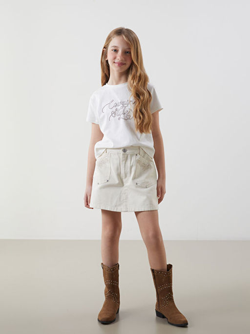 Beli Ayarlanabilir Lastikli K?z ?ocuk ?ort Etek