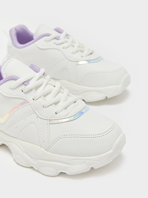 Ba?c?kl? Bask?l? K?z ?ocuk Aktif Spor Ayakkab? - Waikiki фото 3