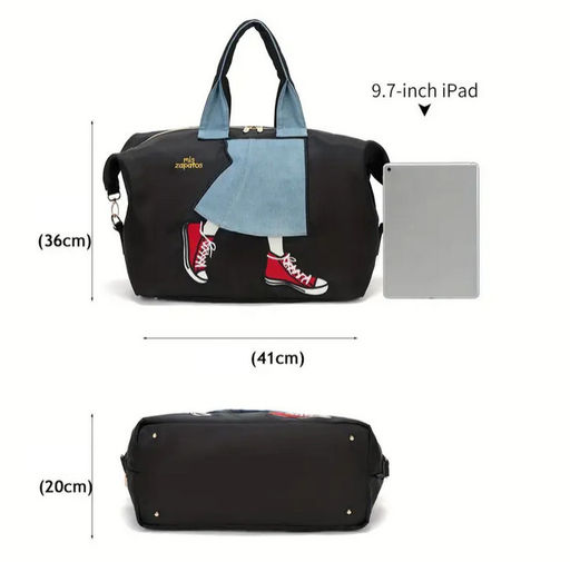 Сумка A-ZP-1866-Black/Blue