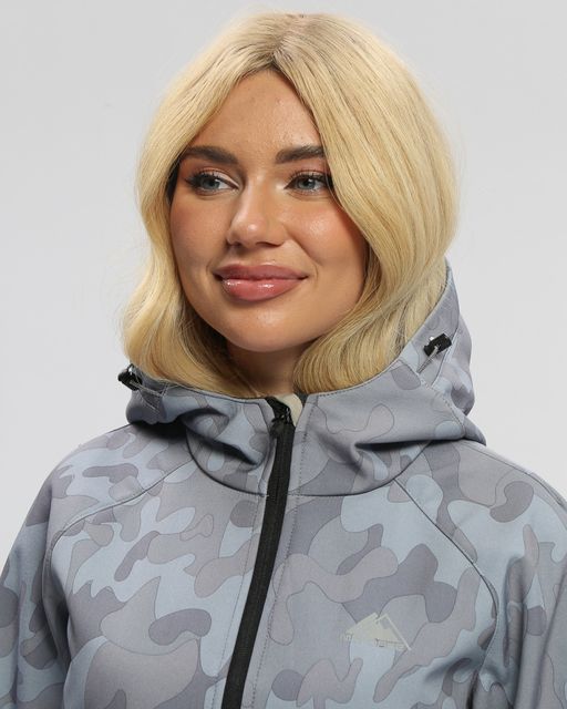 Ветровка MTFORCE женская softshell серого цвета 2207-1Sr  фото 8