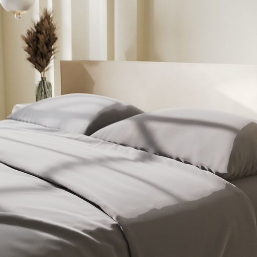 Постельное бельё LoveLife евро Gray mist 200х215 см, 225х240 см, 50х70 3 см-2 шт, микрофибра 85 гр  фото 4