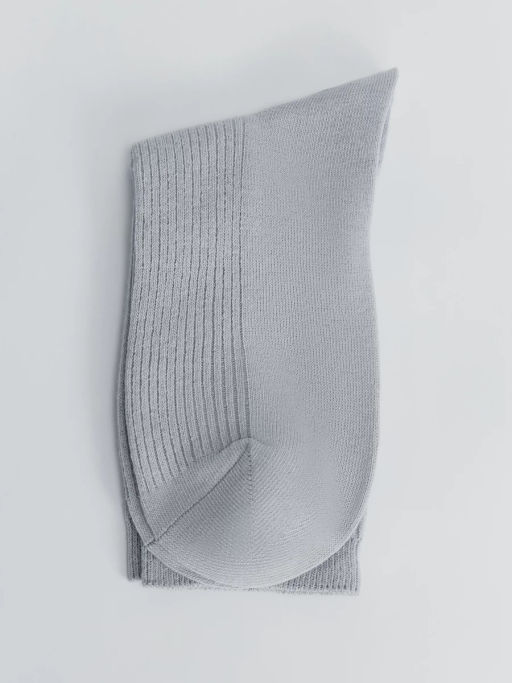 Базовые носки в рубчик средней длины / Zarina  фото 3