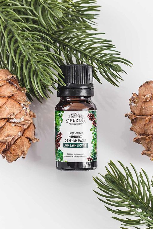 Комплекс эфирных масел Для бани и сауны SIBERINA