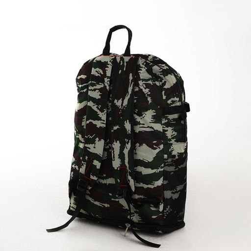 Рюкзак туристический на молнии, с увеличением, 4 наружных кармана, цвет зелёный - Simaland фото 2