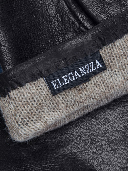 Перчатки женские ш+каш. IS01091 black/ocean - Eleganzza фото 4
