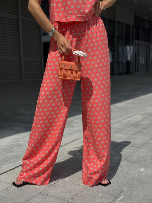 Костюм DilanaVIP 2111 розовый принт - Dilana vip фото 6