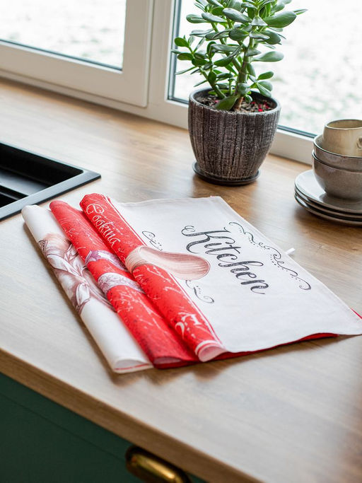 Комплект полотенец 48*60 см, 3 шт., рогожка (Матильда) - Ивановотекстиль фото 7