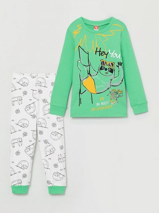 CRB wear/CSKB 50022-38 Комплект для мальчика (джемпер, брюки), ментоловый/Ex.Cherubino