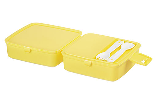Ланч-бокс 1,2 л 15*15*9 см Бенто SUB + вилка и ложка (модель 487) - Elan gallery фото 5