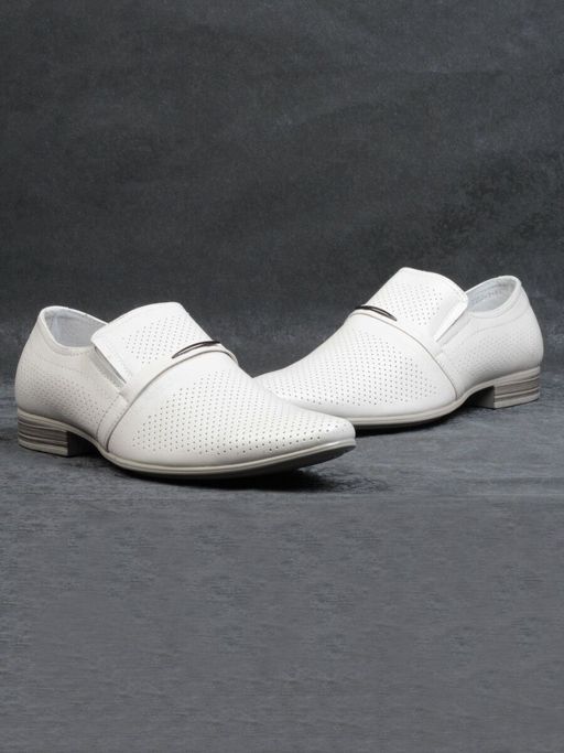 C202-1 WHITE Полуботинки мужские (натуральная кожа) - Фабричный китай фото 13