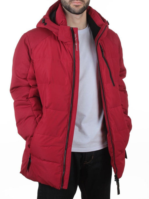 6702L BURGUNDY Куртка мужская зимняя (200 гр. холлофайбер)