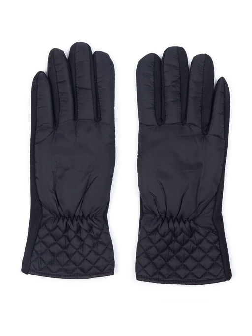 Перчатки из полиэстера черного цвета