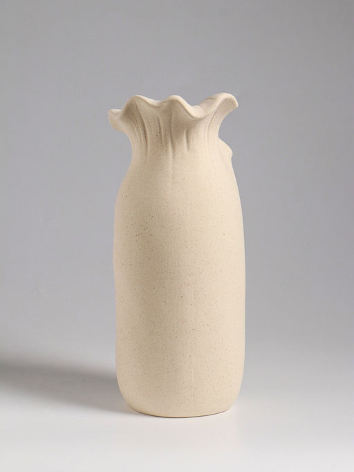 Ваза настольная керамика "Терсеро" 23,5х10 см, бежевый