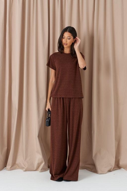 Джемпер Annete А2308 прямой шоколадный  фото 2