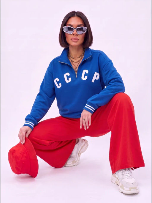свитшот толстовка СССР футер 3хнитка петля, качество пенье - Knitka wear фото 16