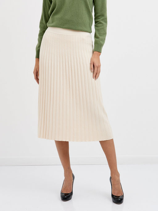 юбка плиссированная в бежевом цвете - Glenfield фото 3