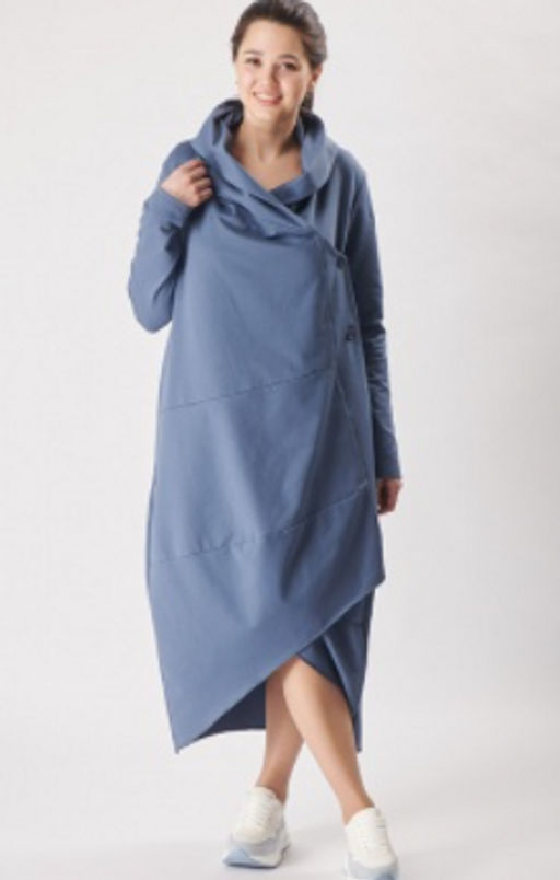 Платье свободного силуэта Футер 2-х ниточный