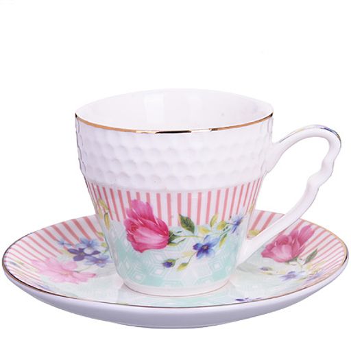 25791 Кофейный сервиз 12пр,90млЦВЕТЫ кос,фарфор LR(х16) - Mayer&boch фото 2