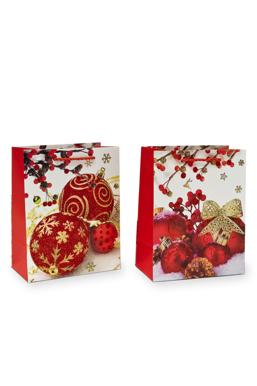 Пакет Новогодний 18*23*10 см (12 шт) SF-7568, микс №33 - Больше подарков фото 2