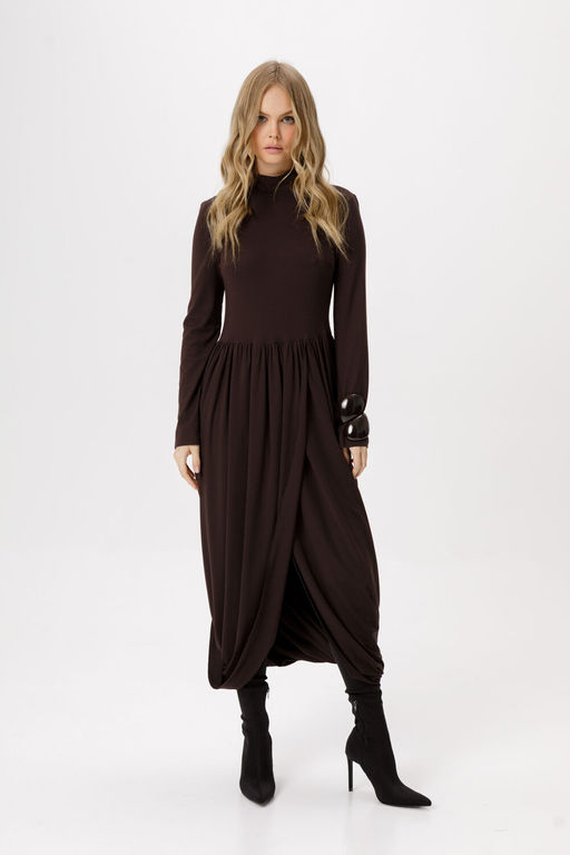 Платье Pirs 6380 коричневый  фото 3