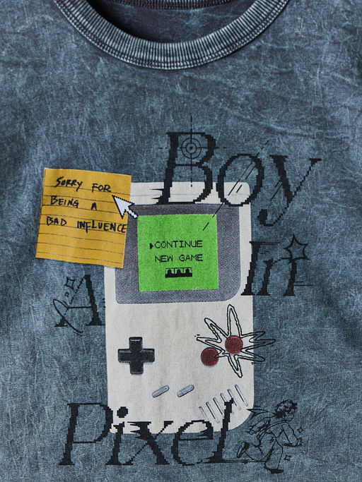 Футболка для мальчиков серая с принтом - Mark formelle фото 5