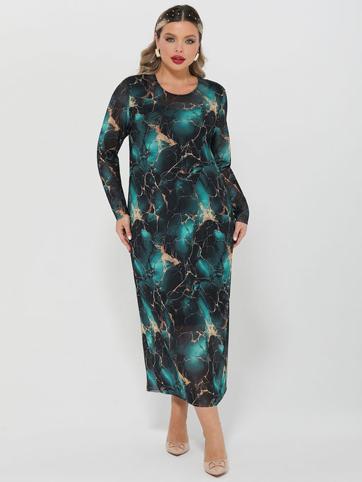 Платье Глория 0240-2амх морская глубина