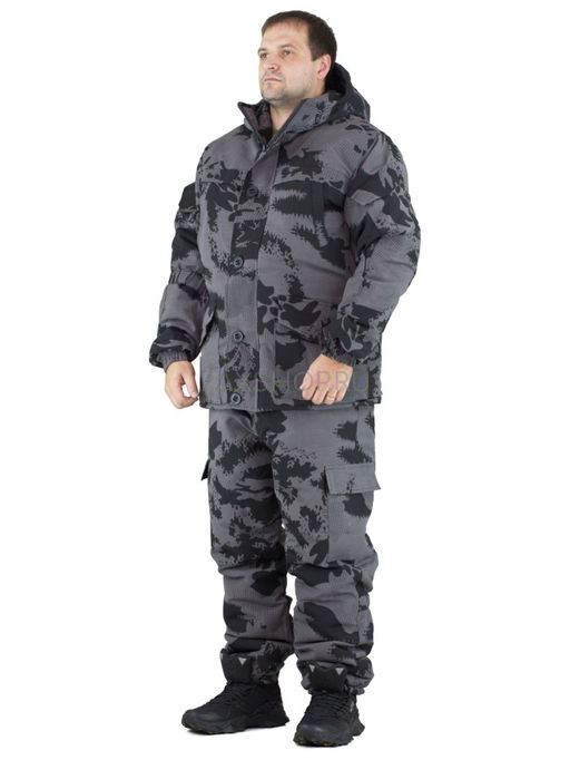 Зимний костюм Forest trail Grey для активного отдыха (на флисе)