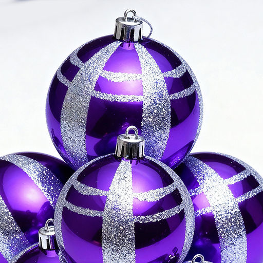 Набор шаров "Розовый опал" (6см) в коробке