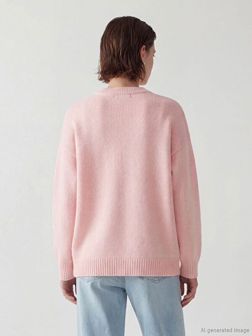 Bisiklet Yaka Kad?n Triko Kazak