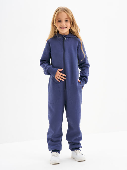 Серо-синий комбинезон для мальчика