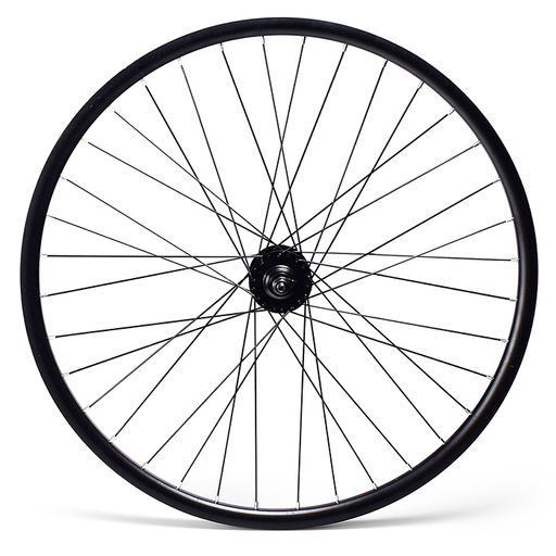 Колесо велосипедное 26" переднее, алюминий, диск 6-болт, с гайками