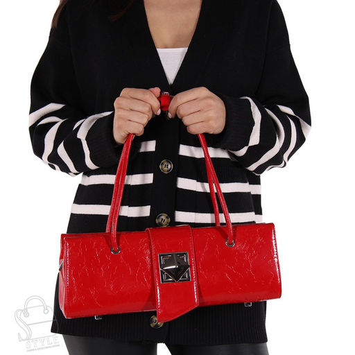 Сумка женская кожаная 3287Q red Polina&Eiterou  фото 2