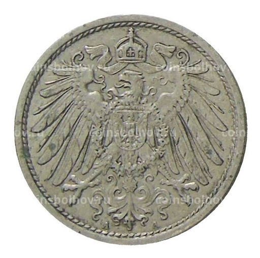 Монета 10 пфеннигов 1912 года A Германия