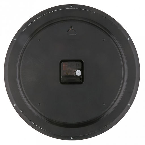 Часы настенные Маэстро д37,5см, h5,5см, мягкий ход, циферблат белый; цифры арабские, черный; корпус пластик, коричневый под дерево; в коробке (Китай) - Домашняя мода фото 4