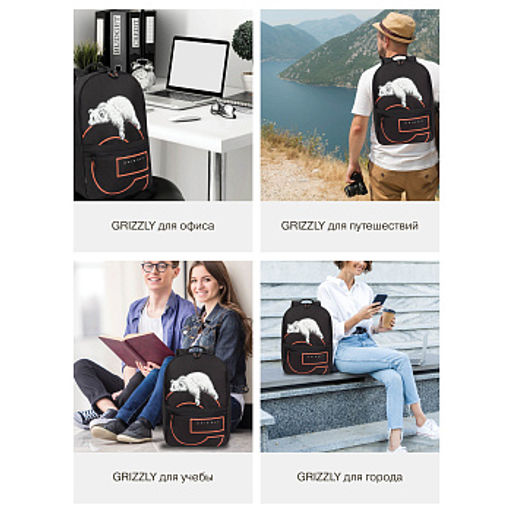 RQL-614-1 Рюкзак - Grizzly фото 24