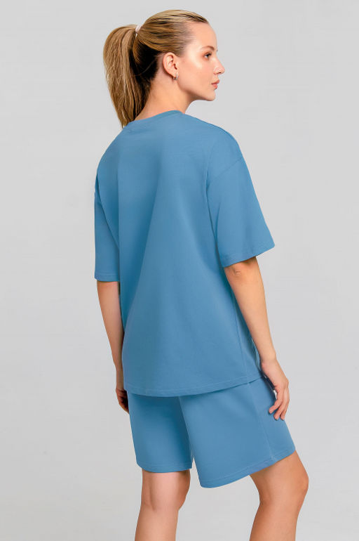 Арт. 51301 Костюм женский с шортами 42-50 (5 шт) Цвет:верх-хаки, низ-хаки