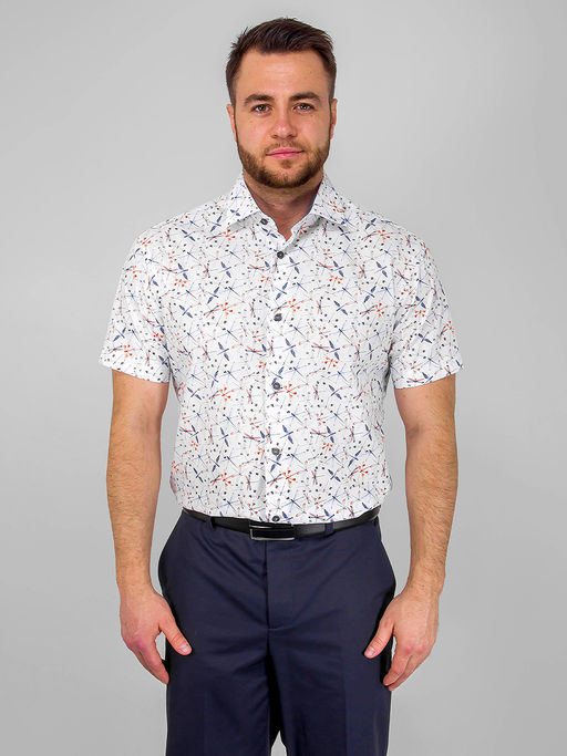 Сорочка мужская короткий рукав GREG 223/101/926/Z/1_GB  фото 7