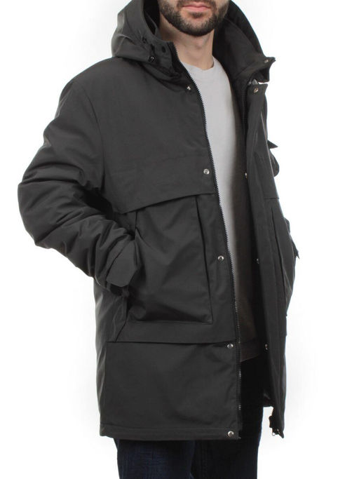 8896 GRAY GREEN Куртка мужская зимняя облегченная (130 гр. холлофайбер) - Fashion фото 6