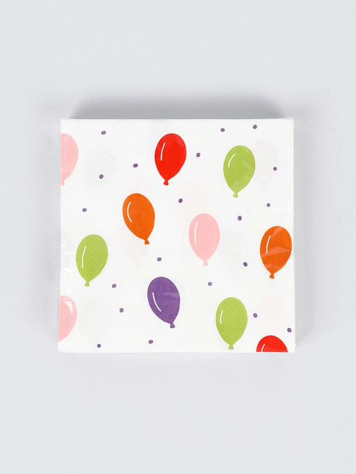 Цена за 2 шт. Салфетки бумажные трёхслойные «Шарики», 33×33 см, 20 шт.