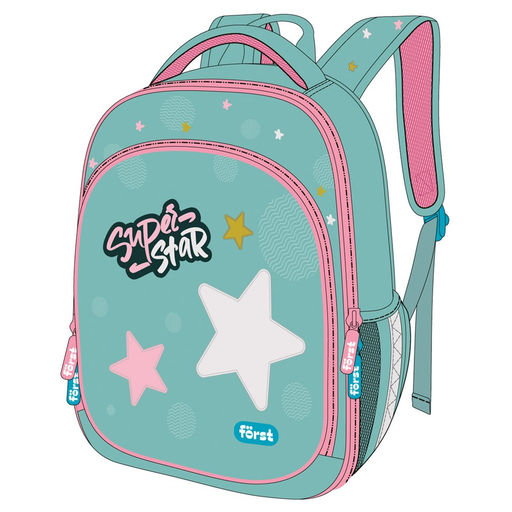 Рюкзак F?rst F-Light "Super star" (FT-RY-062402) 36*27*15см, 2 отделения, 2 кармана, анатомическая спинка