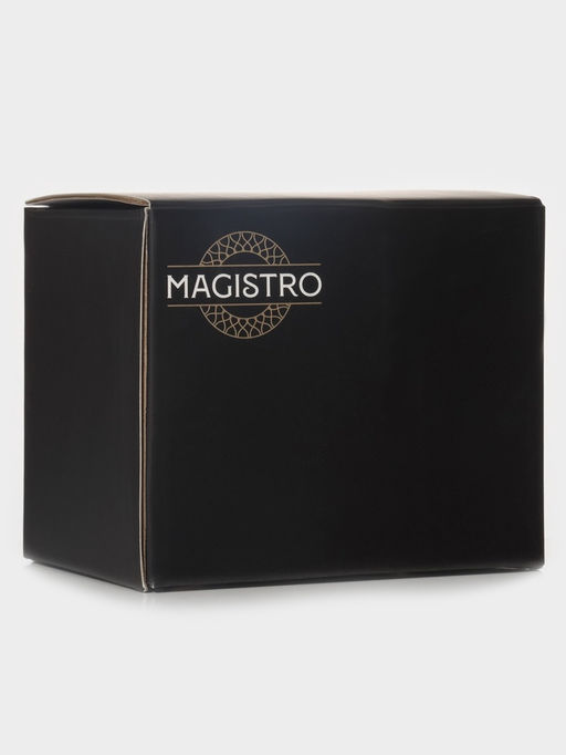 Кружка Magistro «Грани», 380 мл, 9×12.5 см, боросиликатное стекло, прозрачная
