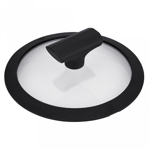 Ковш с антипригарным покрытием Moderno 1,3л, д16см, h14см, s1,8мм, дно s5мм, литой алюминий, стеклянная крышка с силиконовый ободом, бакелитовая ручка с покрытием soft-touch, Regent (Китай) Подходит для всех видов плит, включая индукционную. - Домашняя мода фото 4