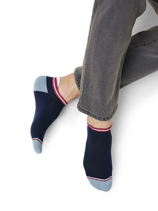 *АКЦИЯ! ACTIVE 114 Носки унисекс короткие OMSA (резинка в рубчик)  фото 10