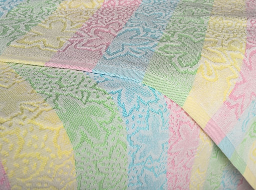 Плед 2с109.212ж1 Листик (белая радужка1) 208х200 см