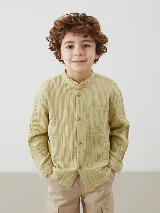 Hakim Yaka Basic Erkek ?ocuk G?mlek