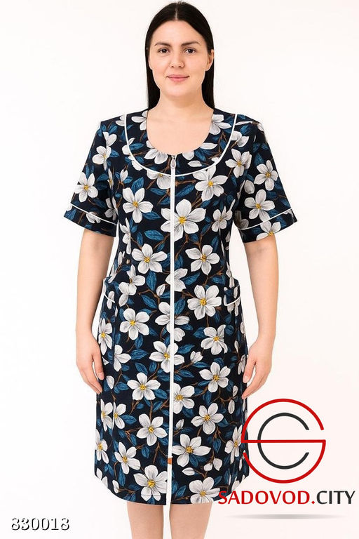 Халат женский с рисунком